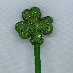 Green St. Patrick's Day Styrofoam Shamrock Writing Pen (StP3)